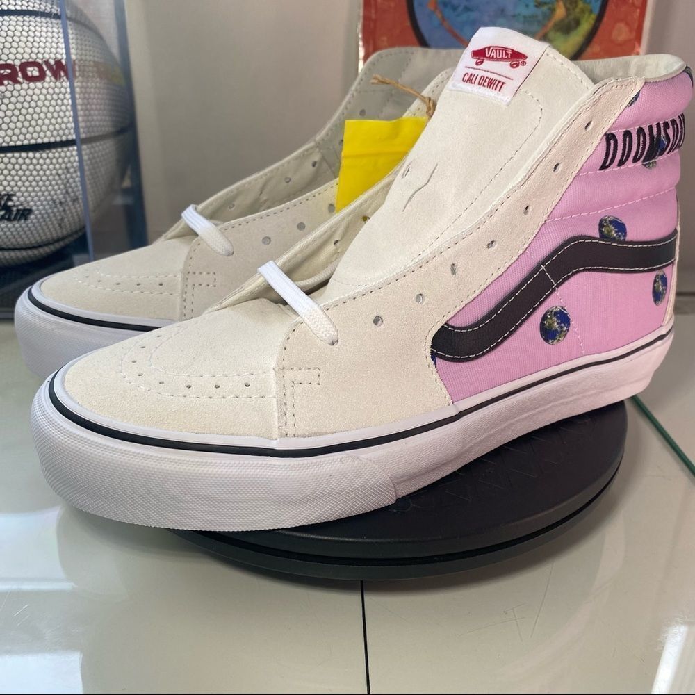 🆕 Vans	Cali Thornhill Dewitt Vault Sk8-Hi LX 'Pink Doomsday Foreplay' - Mens 9 - Picture 4 of 12